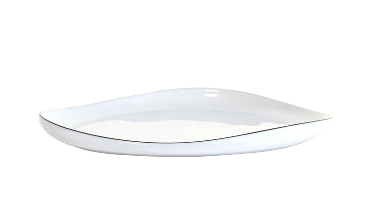 PLATE 25.4CM A155 WITH BLACK