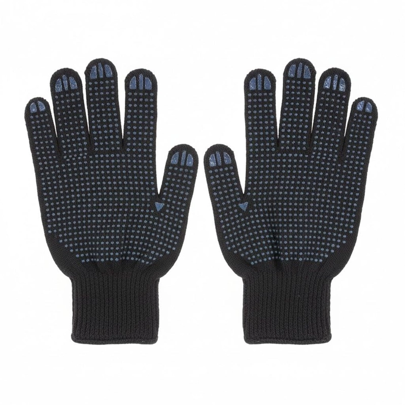 GLOVES KNIT PVC SPOTS SIZE XL