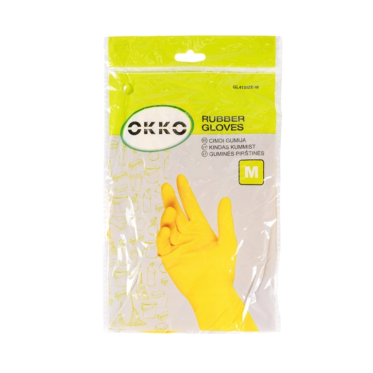 HOUSEHOLD RUBBER GLOVES OKKO M 14968472