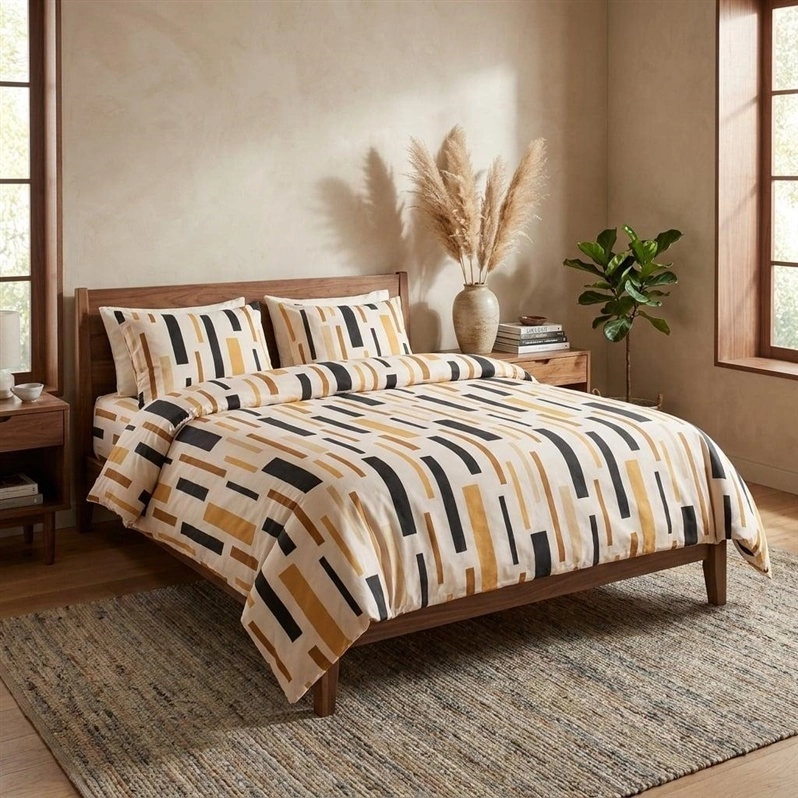 BEDDING COVER SET CD018 100PES 140x200CM