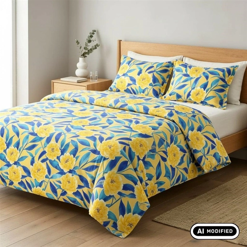 Dymo BEDDING COVER SET FLORA 100PES