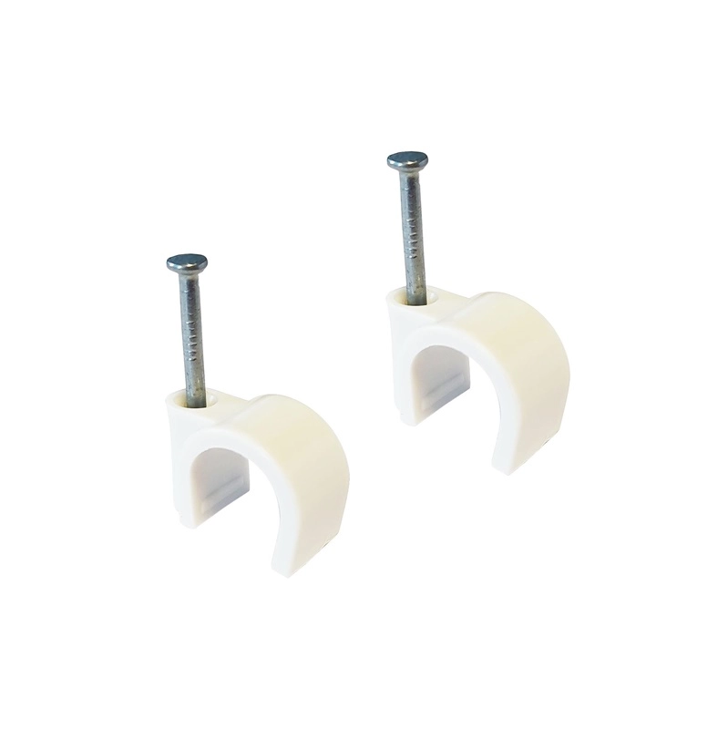 CLIPS CABLE NC10-14 WHITE 50PCS (