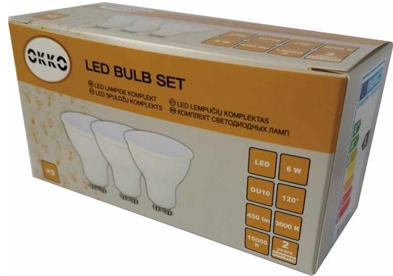 LED BULB GU10 6W 450LM 830