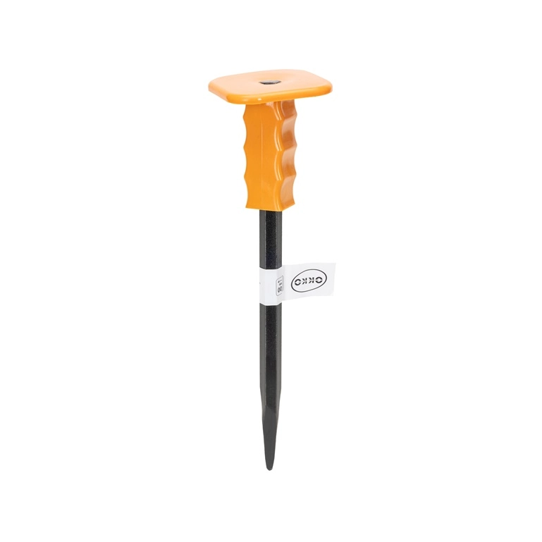 CONCRETE CHISEL WITH PROTECTIVE RUBBER O
