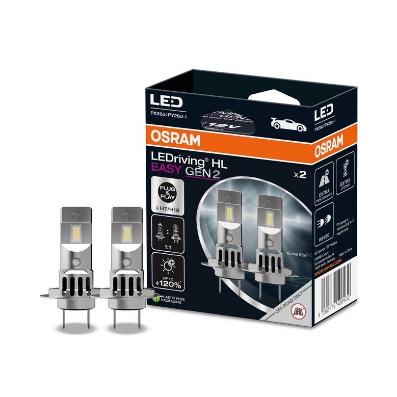 LED bulb (Set of 2) H7