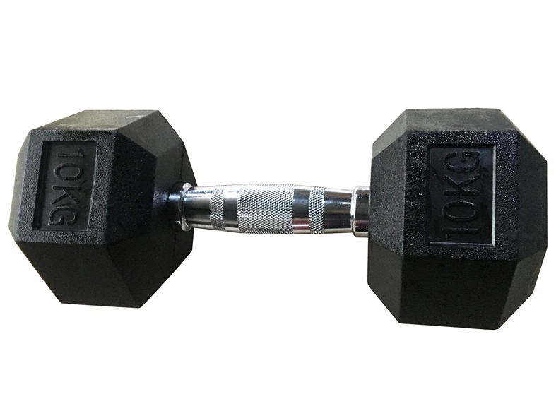 RUBBER HEXDUMBBELL YLDB35 10KG IR92022-10KG YLDB35_10
