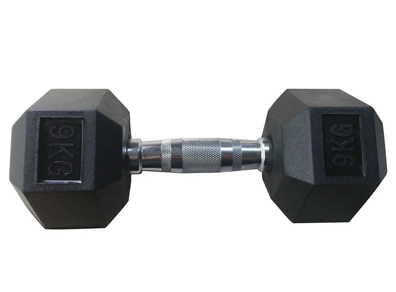 RUBBER HEXDUMBBELL YLDB35 9KG IR92022-9KG YLDB35_9