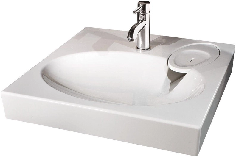 WASHBASIN CLARO+SIPHON+HANGERS 60X60CM 15136963 KICLASIF/00 4752118007568