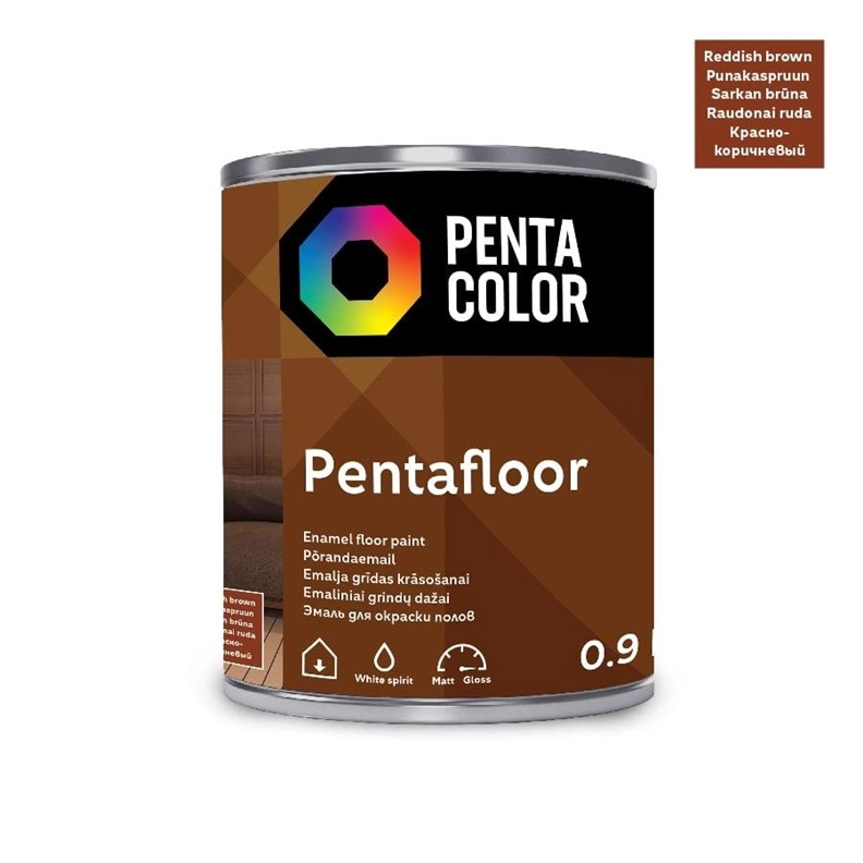 FLOOR PAINT PENTAFLOOR REDDISH BROWN 15087558