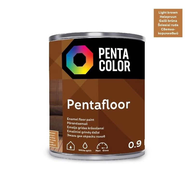 FLOOR PAINT PENTAFLOOR LIGHT BROWN 0