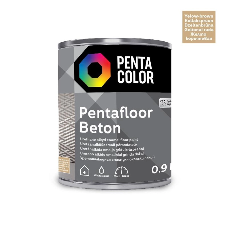 Pentacolor PAINT PENTAFLOOR BETON YELLOW-BROWN 0