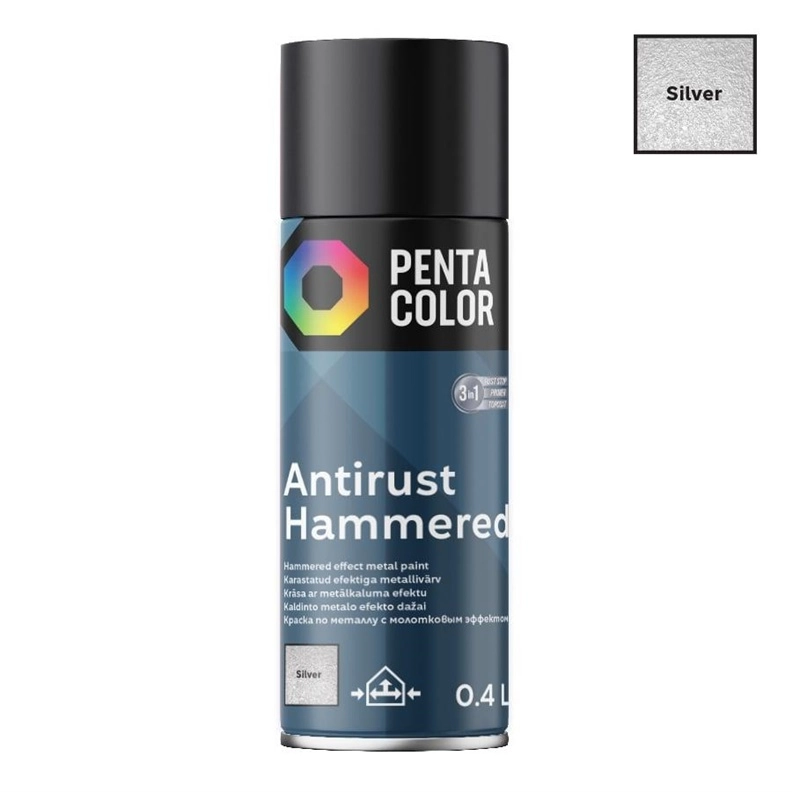 SPRAYPAINT PENTA ANTIRUST HAMM SLV 400ML