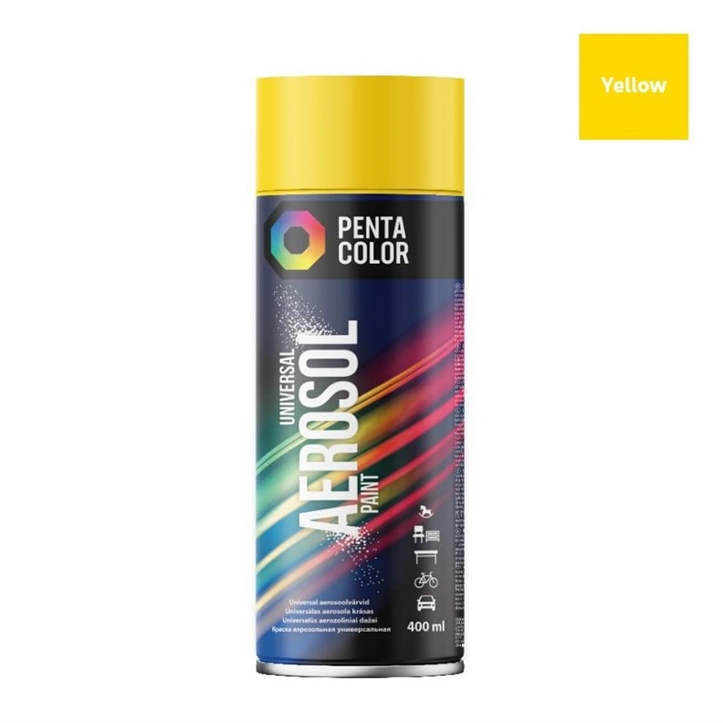 Pentacolor PAINT AEROS PENTA YELLOW 400ML