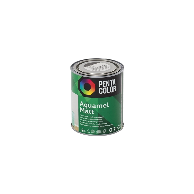 Pentacolor PAINT AQUAMEL BLACK  0.7