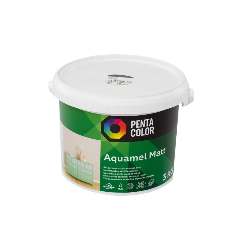 Pentacolor PAINT AQUAMEL BLACK  3 KG