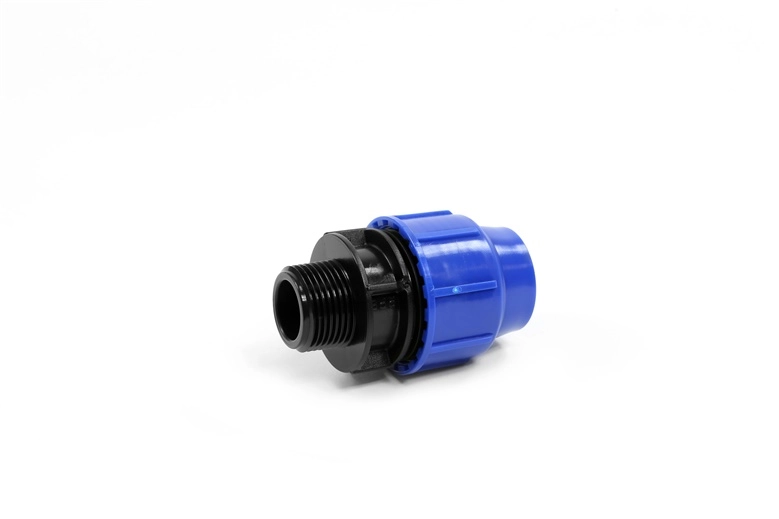MALE ADAPTOR Ã32X11/4 PERLA BLUE (