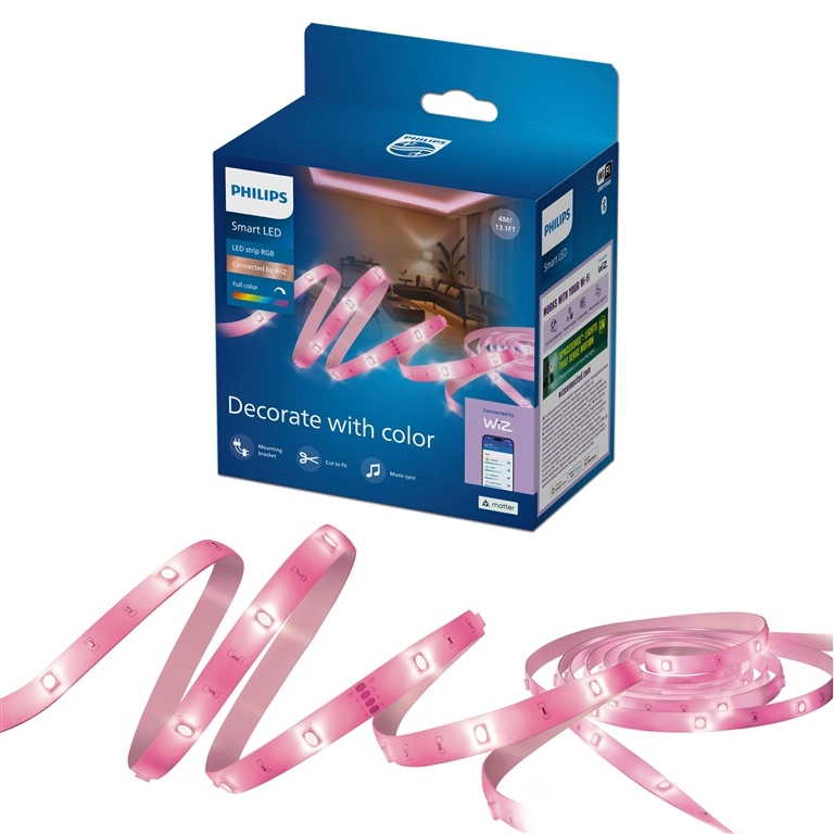 STRIP LED RGB 6.5W/M 4M