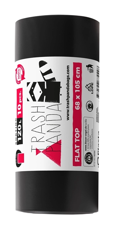 GARBAGE BAGS PLASTA STRONG 120L 10PCS