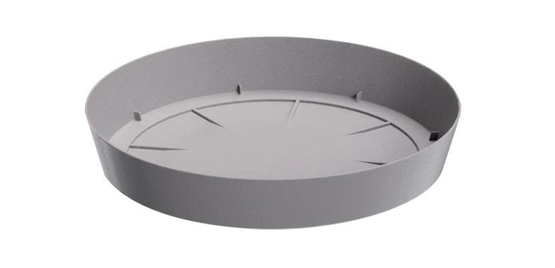 PLATE PLASTIC LOFLY PPLF230 D23H3 GREY
