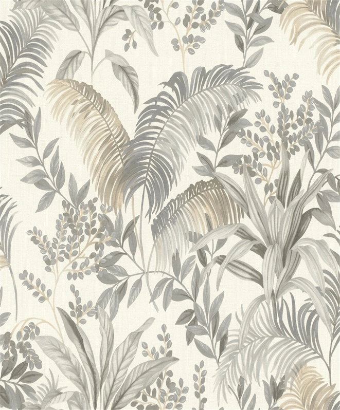 Rasch WALLPAPER VINYL 481945 GRAY 481945