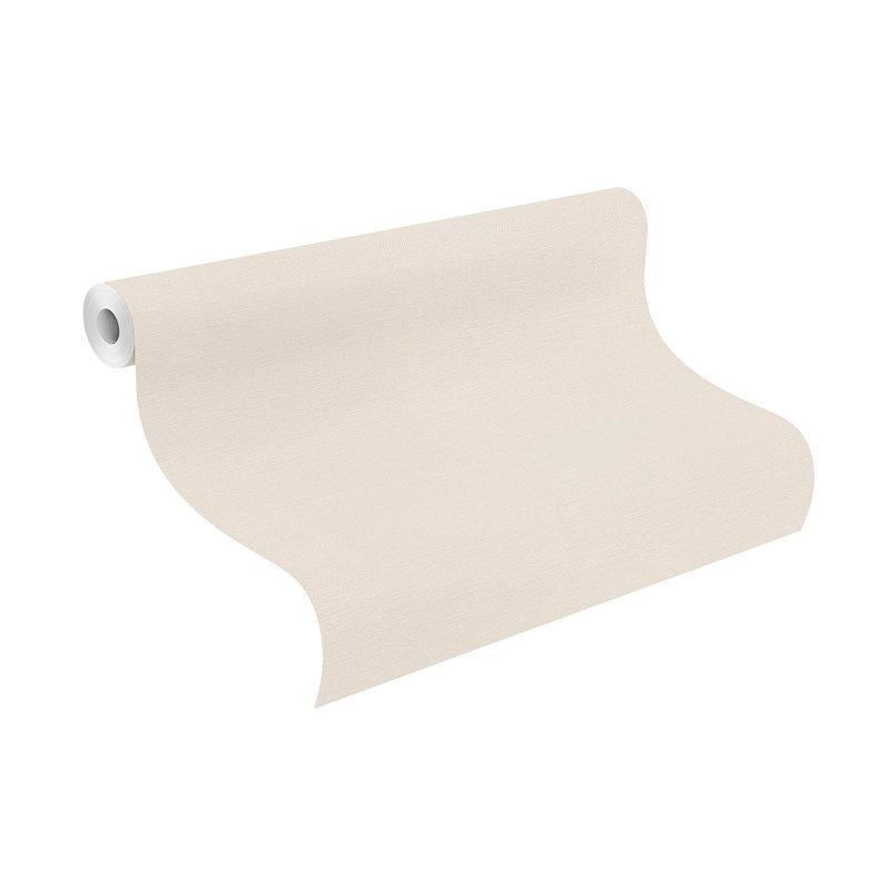 WALLPAPER VINYL 687507 LINEN LIGHT GRAY