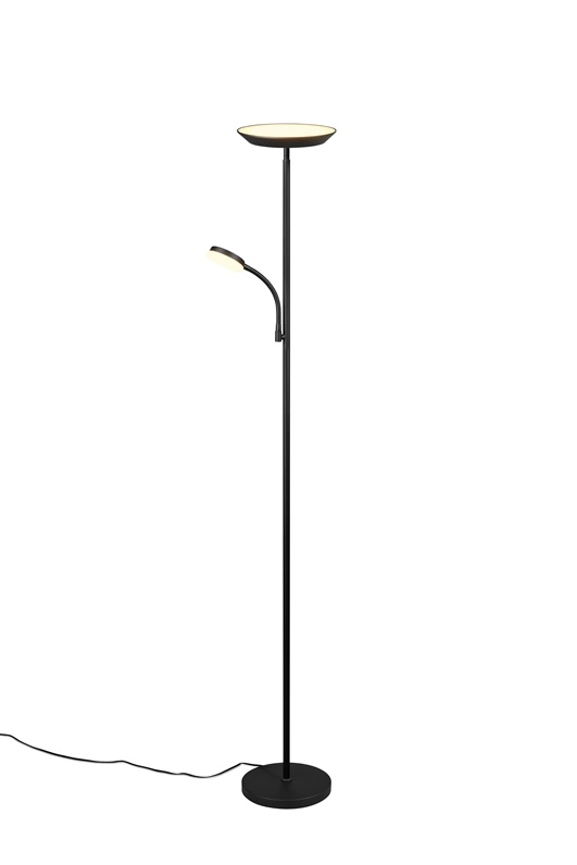 FLOOR LAMP SPECTER LED 2-LT BLACK
