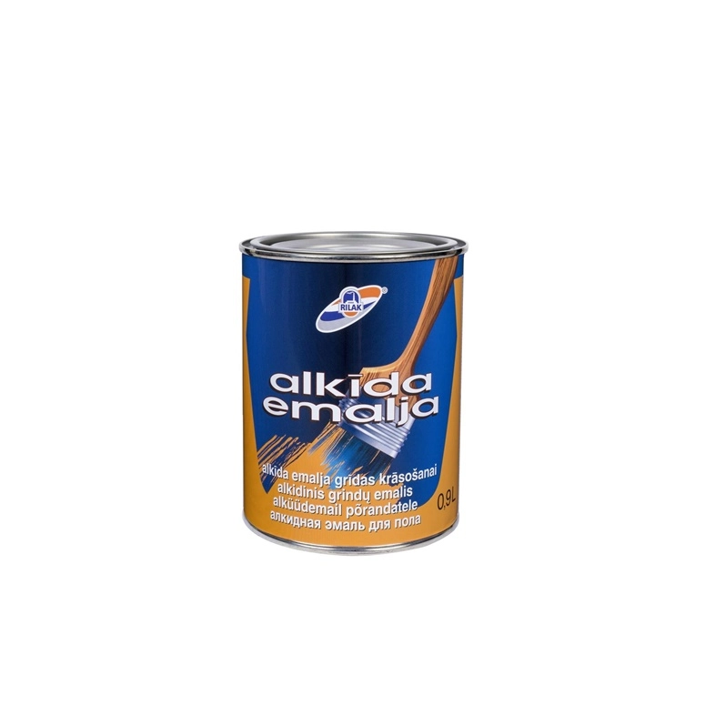 Rilak ALKYDENAMELFORFLOORSYELLOW-BROWN 0.9L 1426810 21426810