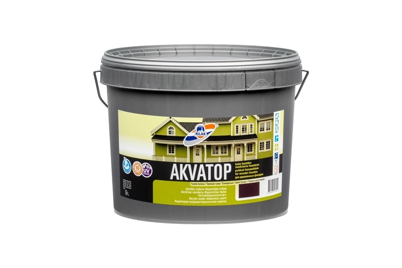 PAINT AKVATOP DARK BROWN 9L 24810118