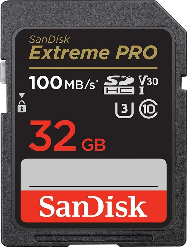 Extreme Pro SDHC 32GB 100MB/s SDSDXXO-032G-GN4IN