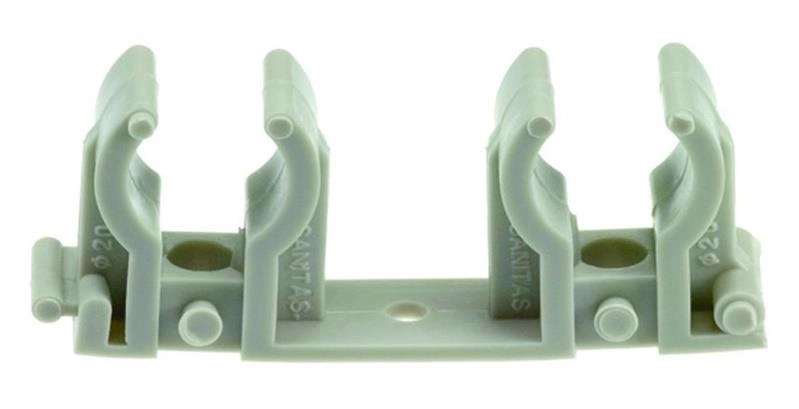 DOUBLE PLUMBING PIPES HOLDER PPR 70