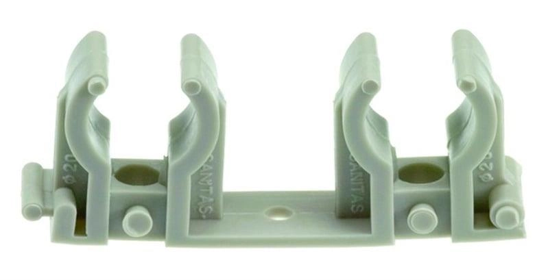 DOUBLE PLUMBING PIPES HOLDER PPR 70
