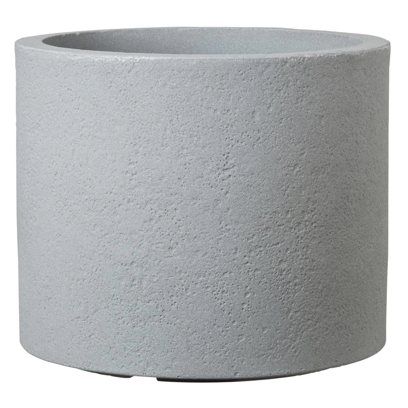FLOWERPOT PLASTIC 130/50 STONY GREY D50