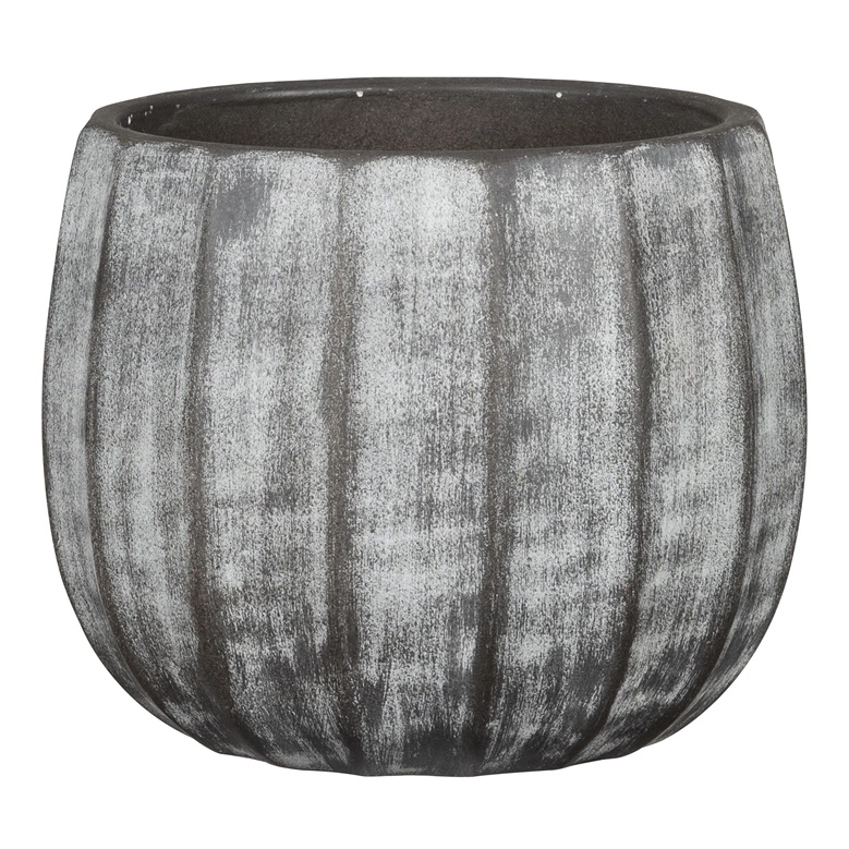 POT CERAMIC 784/20 WASHED GREY D20