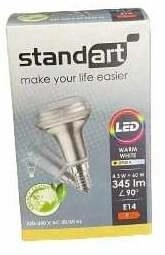 BULB LED R50 4.3W E14