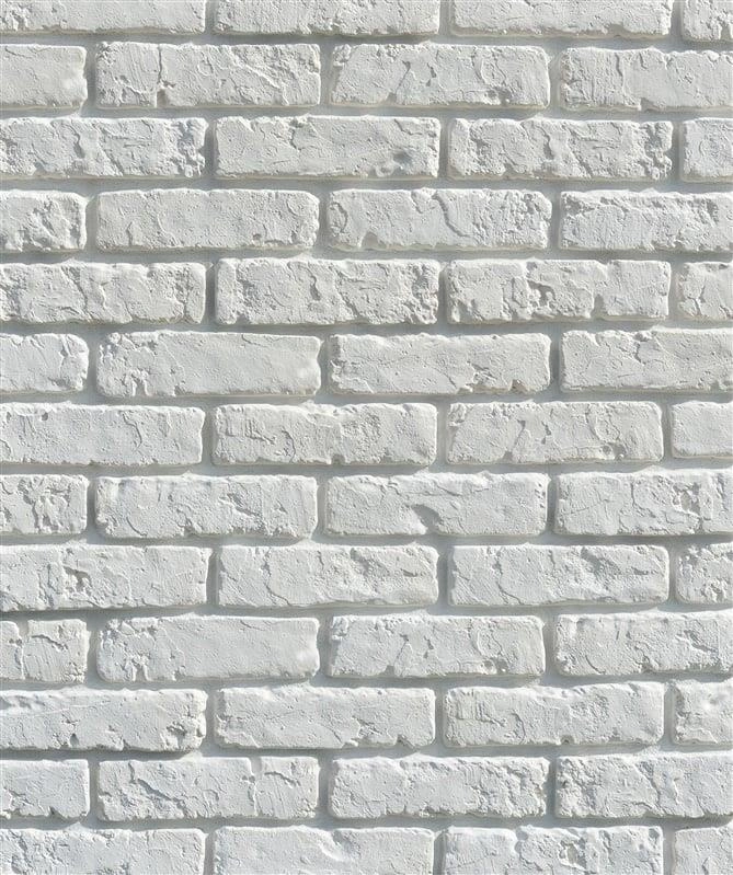 DEKORATYVINIS AKMUO RETRO BRICK WHITE 5905674242396