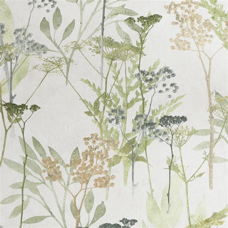WALLPAPER 125058 SOLSTICE SAGE GREEN 125058