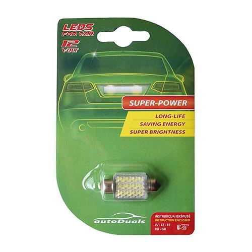 LED BULB SV8.5 36MM 27SMD
