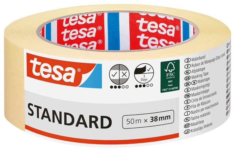 MASKING TAPE 4 DAYS 50MX38MM 05088-00000-02