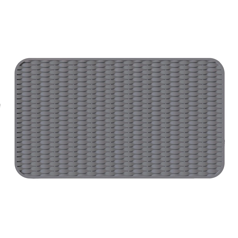 Sourcing TPE BATH MAT 39X69CM GREY