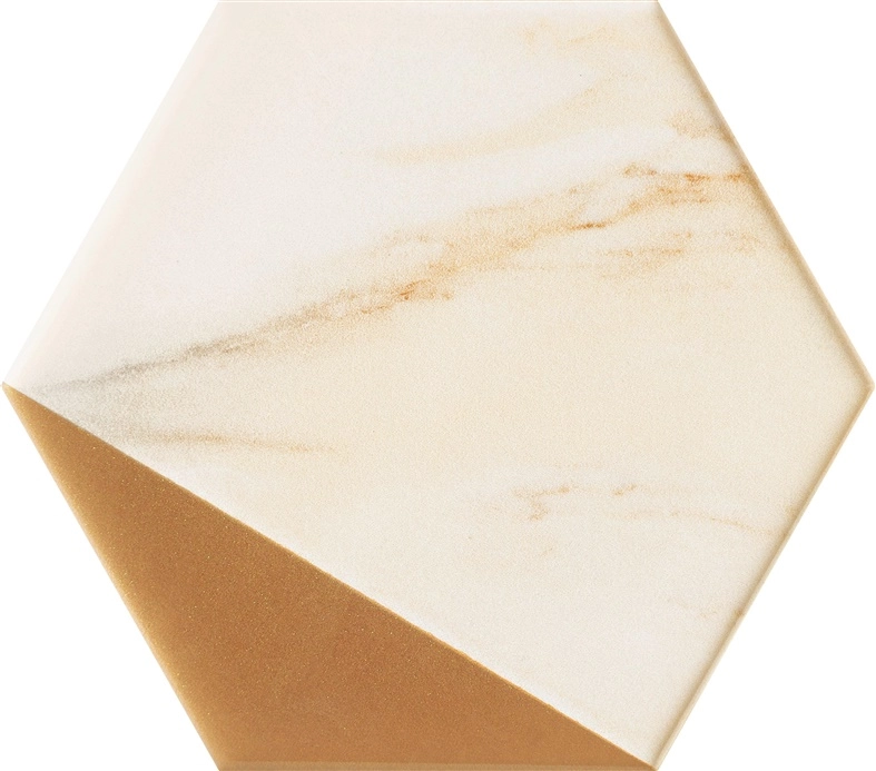 DECOR FLARE GOLD HEX12.5X11 (36)