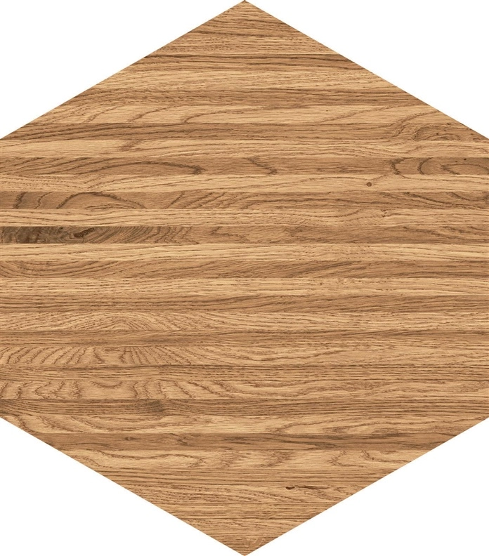 DECOR FLARE WOOD HEX11X12.5 (36)
