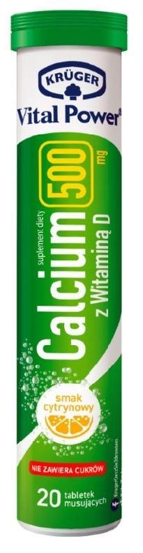 CALCIUM 500MG WITH VITAMIN D 20