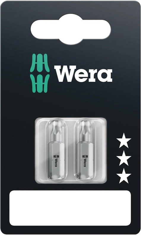 SCREWDRIVER BITS WERA 2 PCS T20X25MM