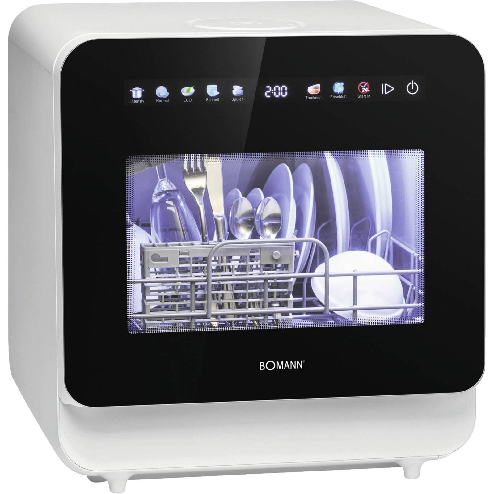 Bomann table dishwasher TSG 5702 (white/black