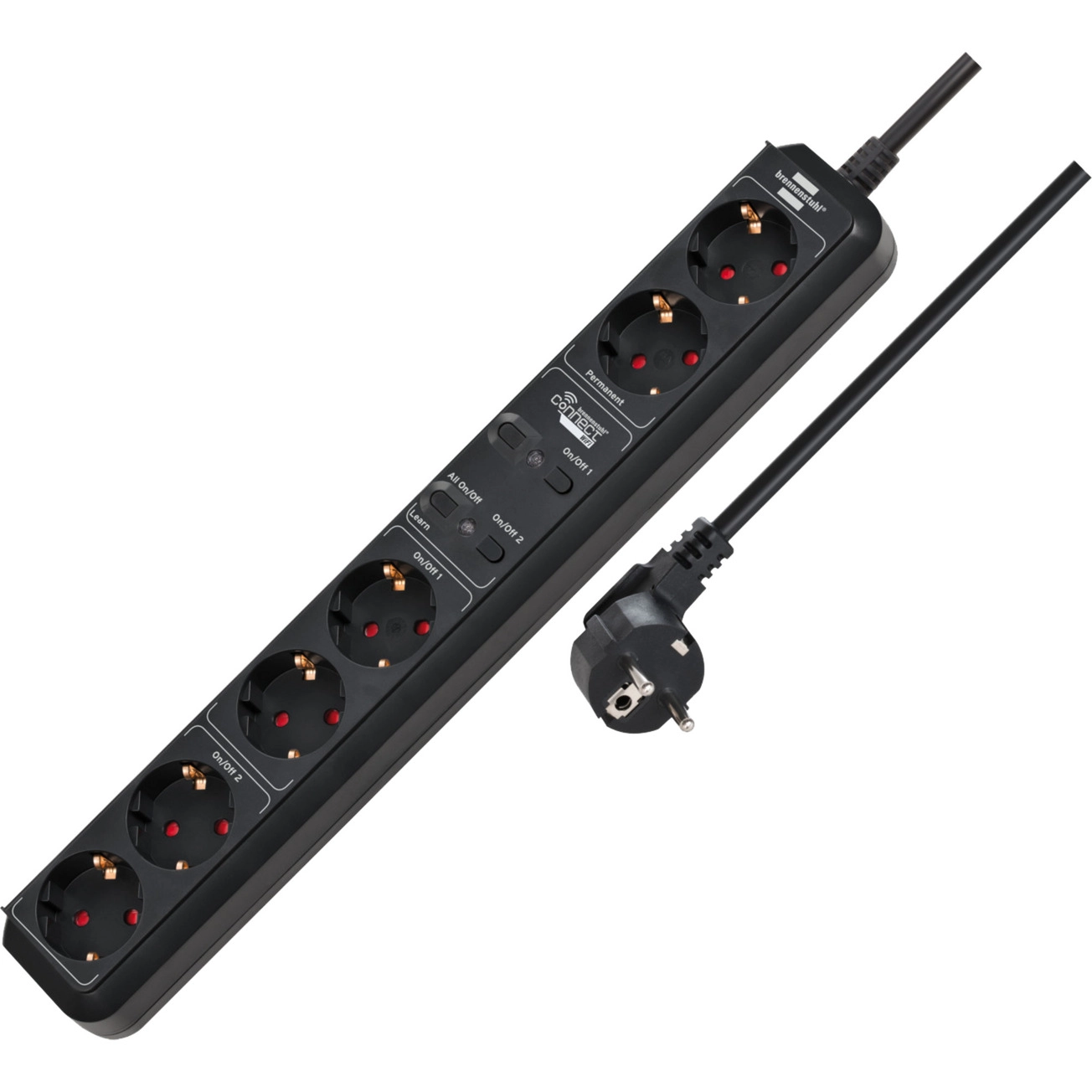 Brennenstuhl Eco* Line power strip 6-socket