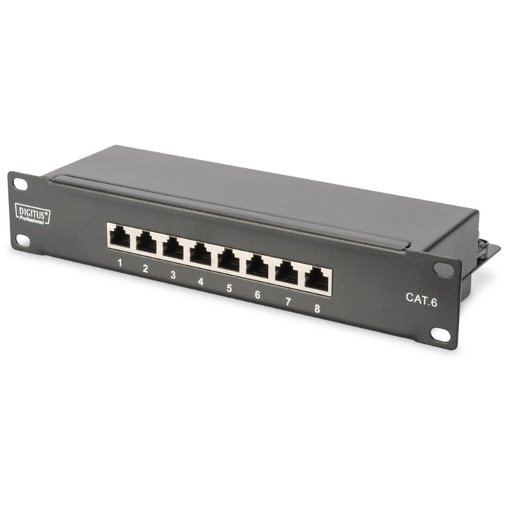 DIGITUS patch panel 1U 8-port Cat6