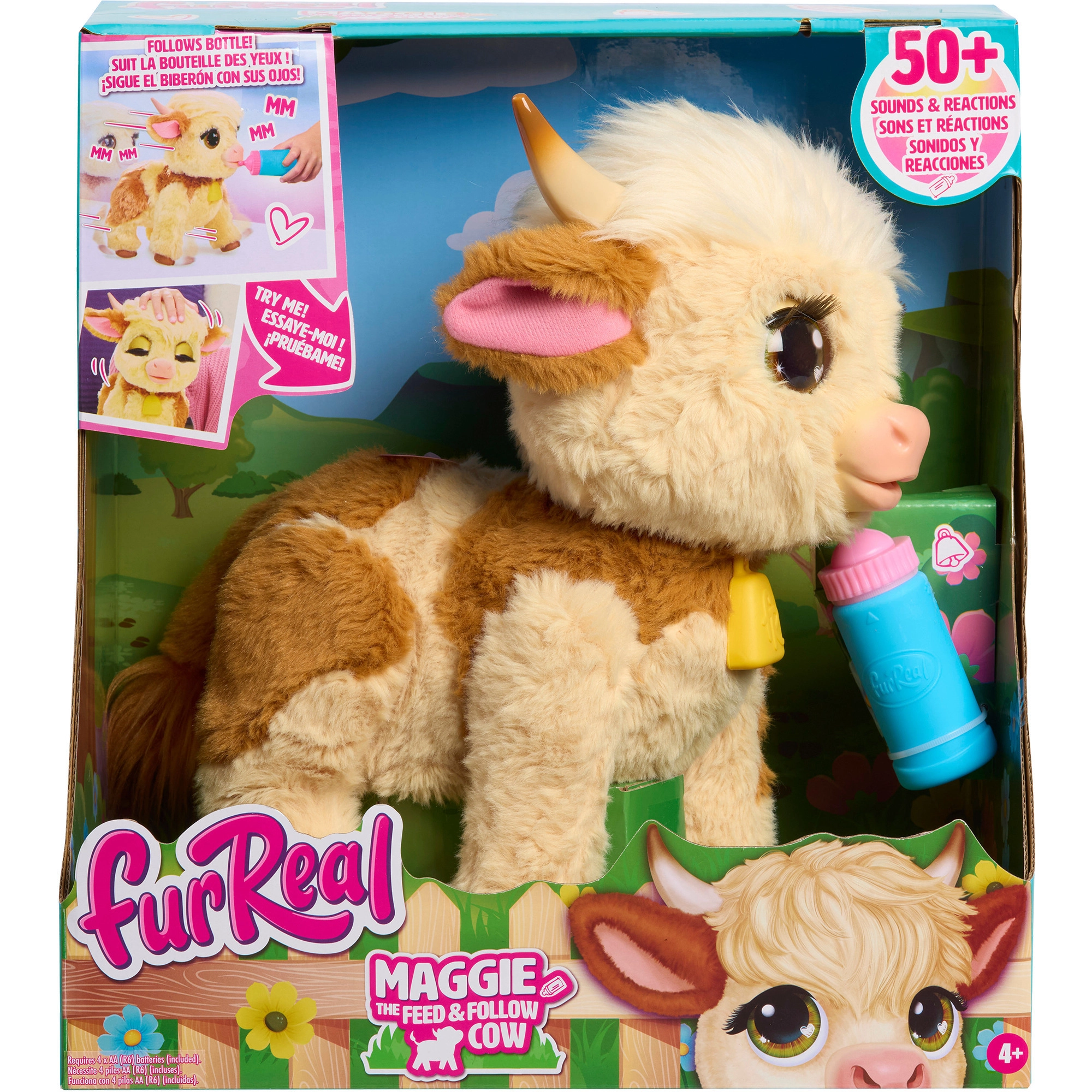 TOY INTERACTIVE FURREAL MAGGIE COW 28158