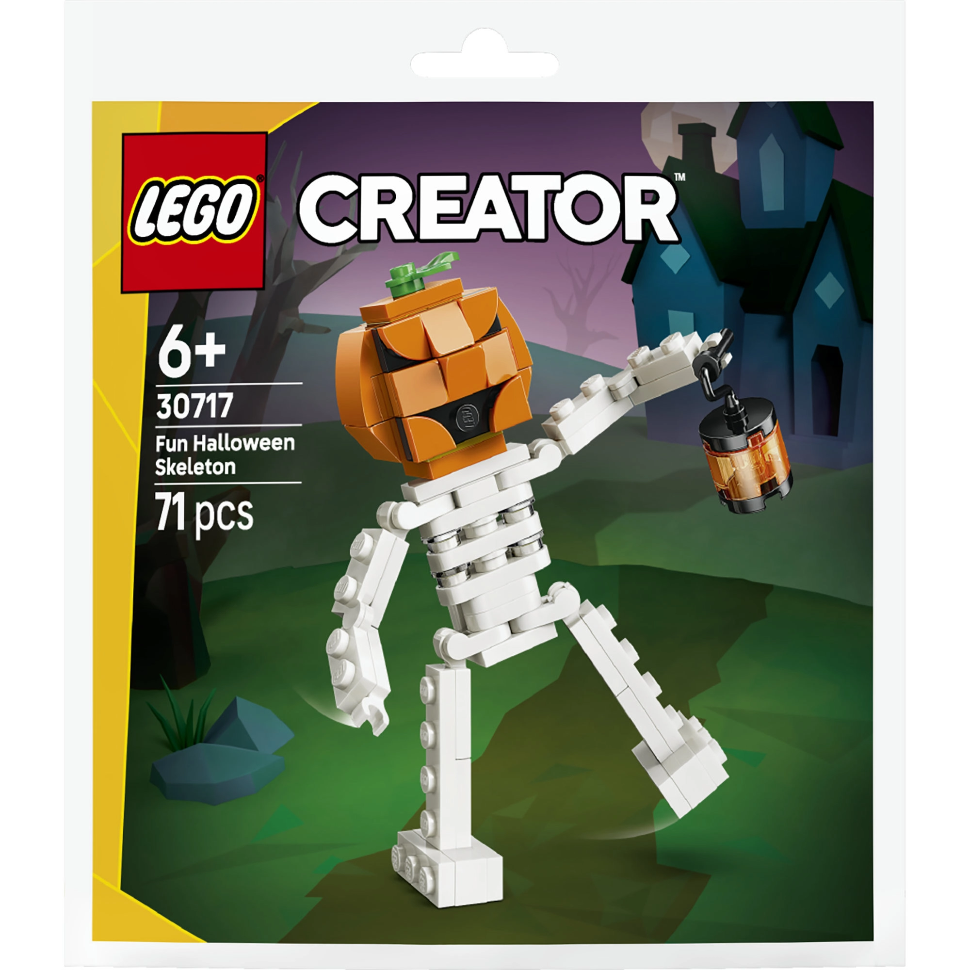 LEGO Creator Śmieszny halloweenowy szkielet (30717)