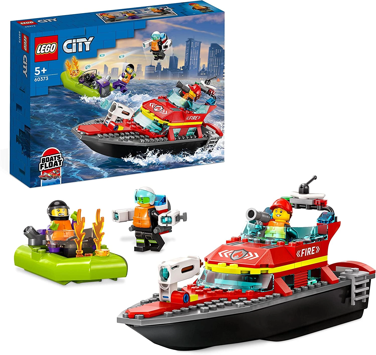 LEGO City 60373 Fire Rescue Boat