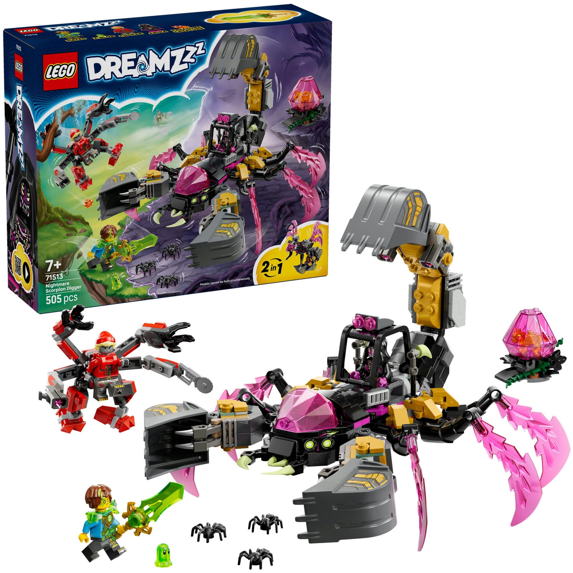 LEGO DREAMZzz Nightmare Scorpion Excavator (71513)